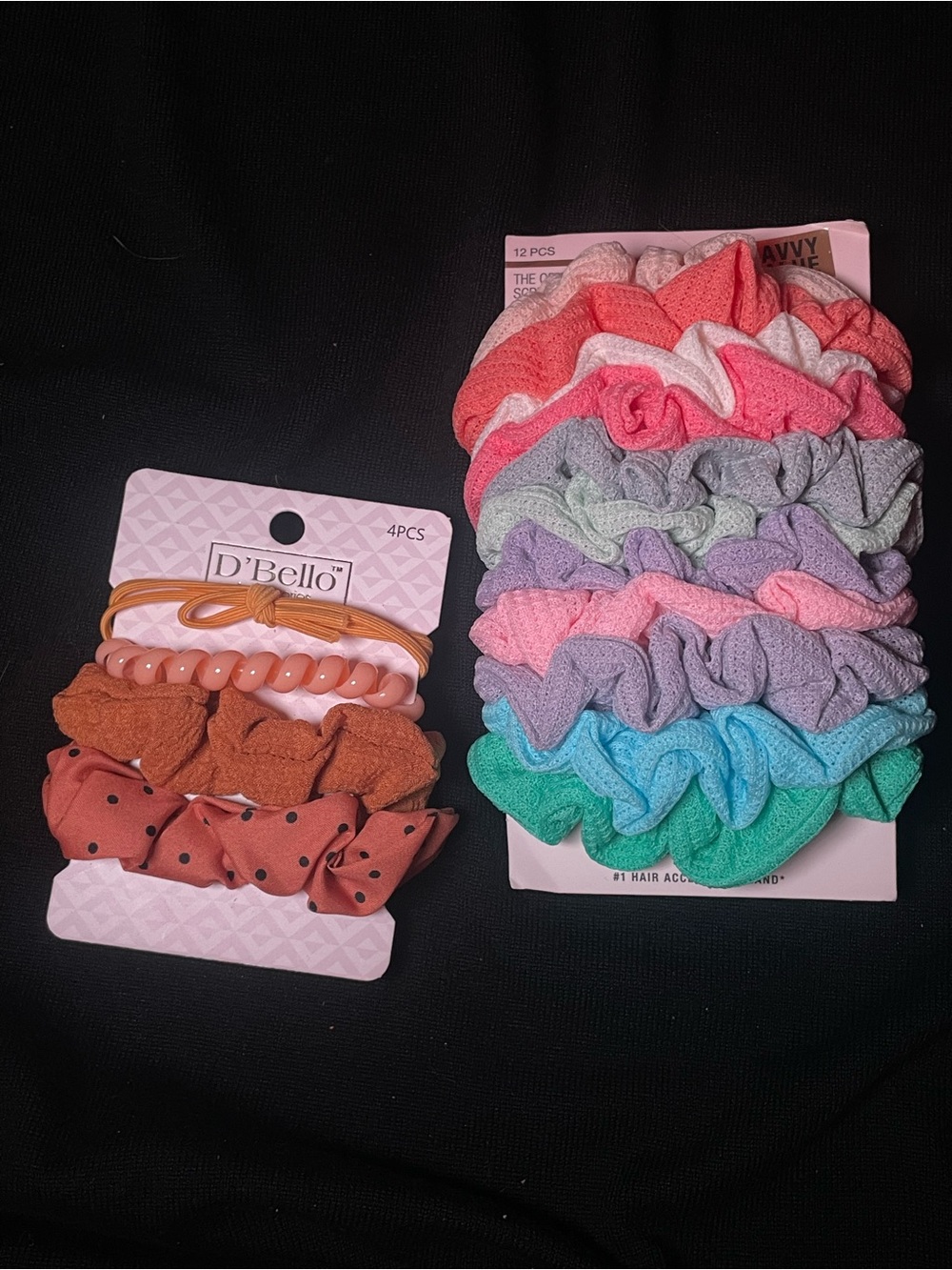 Scunci scrunchies and hair ties bundle